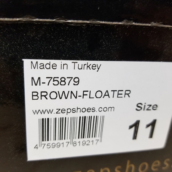 Men's 100% Genuine Leather Brown Ankle Boots by Paul Branco Side Zip Lace-up 11M - Picture 11 of 13